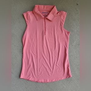 IBKUL Sleevless Coral Golf Top - Women's XS